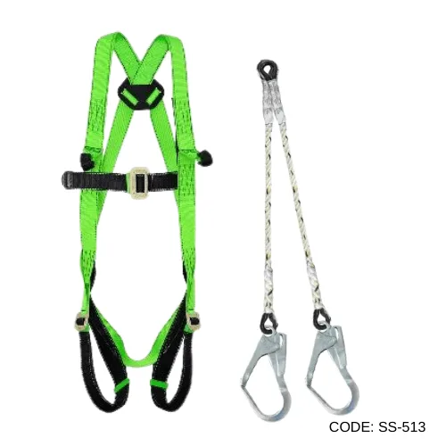 FULL BODY HARNESS FOR LADDER TOWER CLIMBING WITH TEXTILE LOOP