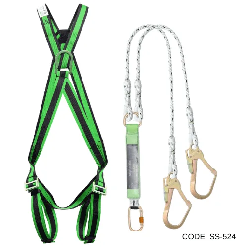 FULL BODY HARNESS FOR CONTROLLED DESCENT FROM HEIGHT