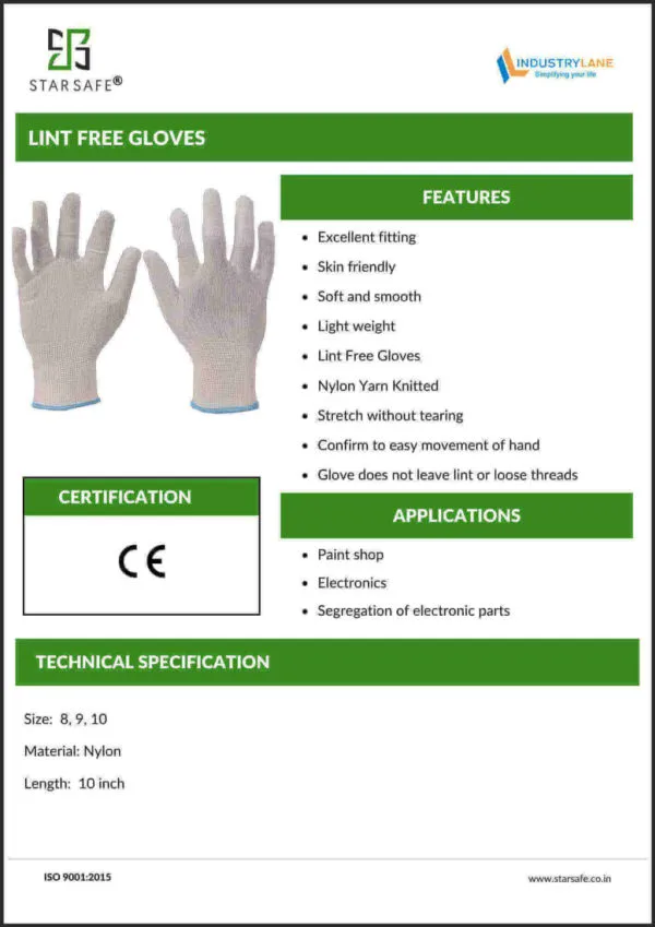 LINT FREE GLOVES - Image 2
