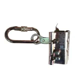 REMOVABLE ROPE GRAB FALL ARRESTER WITH CARABINER